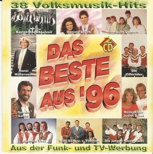 Das beste aus '96 - 38 Volksmusik-hits=2cd = 1,99, Cd's en Dvd's, Cd's | Schlagers, Zo goed als nieuw, Ophalen of Verzenden