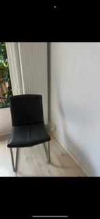 Kalfsleren stoelen, Huis en Inrichting, Stoelen, Ophalen, Zo goed als nieuw