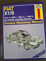 Fiat x1/9 werkplaats handboek, Ophalen of Verzenden