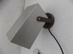 Spot verlichting metaal jaren 70 vintage retro grijs zwart, Ophalen of Verzenden, Gebruikt