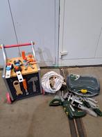 Speelgoed Gereedschap Set - Janod Loopwagen & Bosch Klein, Kinderen en Baby's, Speelgoed | Houten speelgoed, Ophalen, Gebruikt
