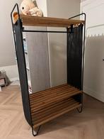 Kledingrek / open keding opbergrek, Zo goed als nieuw, Minder dan 100 cm, Hout, Ophalen