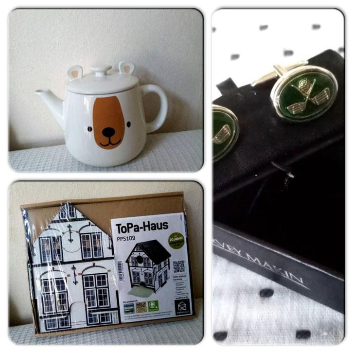 Theepot beer golf manchetknopen 100% ️➡️ dieren goede doelen, Huis en Inrichting, Keuken | Servies, Nieuw, Overige typen, Overige stijlen