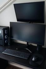 GAME SETUP!– i3 + GTX 1050 Ti + 2* LG + 2,4 TB opslag, Ophalen, Zo goed als nieuw, 3 tot 4 Ghz, HDD