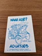 493 Ad Latjes Reclame Sticker - Naar Azië?, Verzamelen, Ophalen of Verzenden, Gebruikt, Reclamebord