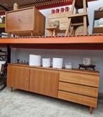Vintage dressoir met bewerkt randje, 193cm, Huis en Inrichting, Ophalen, ., 150 tot 200 cm, .