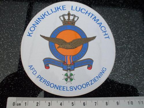 sticker koninklijke luchtmacht afd personeelsvoorziening, Verzamelen, Stickers, Zo goed als nieuw, Bedrijf of Vereniging, Verzenden