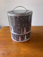 3 delige Set Trommels/Blikken met Handvat "Kerst" als Nieuw, Diversen, Kerst, Ophalen of Verzenden, Zo goed als nieuw