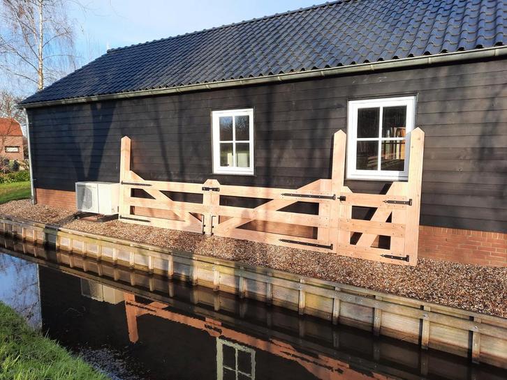 Toegangspoort op maat/ betalen bij ophalen, Tuin en Terras, Tuinpoorten, Nieuw, Draaipoort, Hout, 150 tot 200 cm, 200 cm of meer