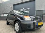 Ford Fusion 1.4 16V 2007 Zwart airco/nieuw apk, Voorwielaandrijving, 15 km/l, 4 cilinders, Zwart