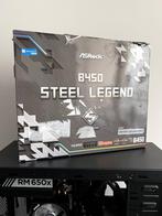 ASRock B450 Steel Legend, DDR4, Ophalen of Verzenden, Zo goed als nieuw, Socket AM4