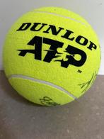 Grote tennisbal met 8 HANDTEKENINGEN VAN BEKENDE TENNISSERS!, Sport en Fitness, Tennis, Nieuw, Ballen, Ophalen of Verzenden, Dunlop