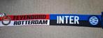 Feyenoord - Inter Sjaal, Verzamelen, Sportartikelen en Voetbal, Ophalen of Verzenden, Nieuw, Feyenoord, Vaantje of Sjaal