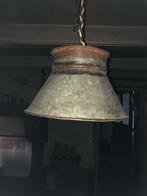 Oude franse ijzeren hanglamp, Huis en Inrichting, Lampen | Hanglampen, Ophalen, Gebruikt, Metaal, Minder dan 50 cm