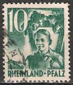 Rheinland Platz No.3 O.  ADV. no.3 U., Postzegels en Munten, Postzegels | Europa | Duitsland, Verzenden, Overige periodes, Gestempeld
