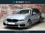 BMW 5 Serie Touring 520i High Executive M Sport Pakket Autom, Auto's, Te koop, Zilver of Grijs, Benzine, Gebruikt