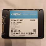 Crucial BX500 2,5" 500GB SSD ZGAN, Intern, Ophalen of Verzenden, Zo goed als nieuw, Crucial