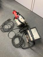 Bouwlampen, Doe-het-zelf en Verbouw, Bouwverlichting, Ophalen, Gebruikt, Met statief, Lamp met armatuur