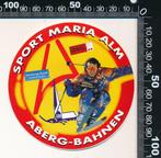 Sticker: Aberg Bahnen - Sport Maria Alm (Rood), Sport, Ophalen of Verzenden