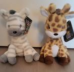 2 nieuwe Knuffels Zebra & Giraffe van Jungle Friends, Ophalen of Verzenden, Nieuw, Overige typen