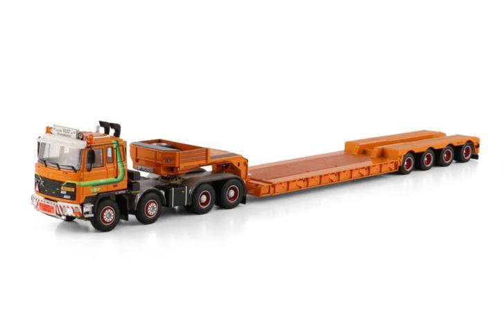 WSI  FTF FS SERIE 8X4  EURO LOW LOADER 4 AXLE VAN DER VLIST, Hobby en Vrije tijd, Modelauto's | 1:50, Nieuw, Bus of Vrachtwagen