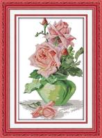 # Nieuw compleet borduurpakket; Romantic roses #, Ophalen of Verzenden, Nieuw, Handborduren, Borduurpakket