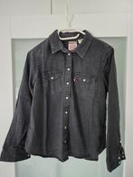 Zwarte spijkerblouse van Levi's maat M, Kleding | Dames, Blouses en Tunieken, Maat 38/40 (M), Zwart, Ophalen of Verzenden, Zo goed als nieuw