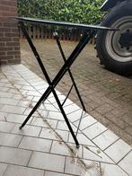 Inklapbare metalen tafel, Ophalen, Minder dan 55 cm, Metaal of Aluminium, Rond