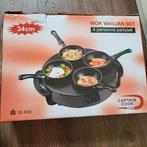 Captain Cook Wok Wadjan Set (Nieuw), Witgoed en Apparatuur, Gourmetstellen, Nieuw, 4 t/m 7 personen, Ophalen