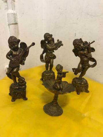 Cherubijn (mytische) figuren kunststof (4) beschikbaar voor biedingen