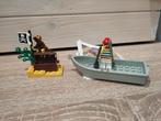 Lego Legoland 6235 Piraat met aapje (extra bootje), Kinderen en Baby's, Speelgoed | Duplo en Lego, Ophalen of Verzenden, Gebruikt