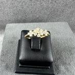 Gouden Ring | 18k* | 2,39g | bloem briljant | 15,5 | 377634, Sieraden, Tassen en Uiterlijk, Gebruikt, Ophalen of Verzenden, Kleiner dan 17