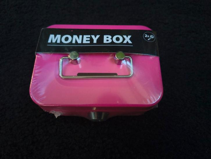 Roze Kleingeld Kluisje met 2 Sleutels, Huis en Inrichting, Kasten | Lockerkasten, Nieuw, Ophalen