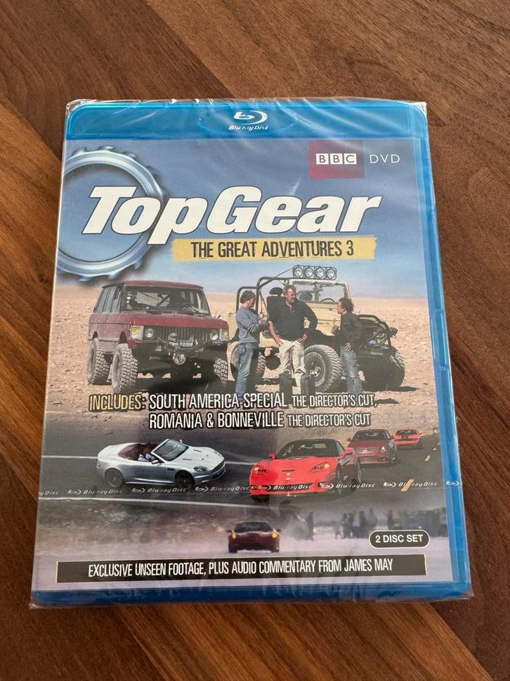 Top Gear: The Great Adventures 3 - Blu-Ray - Nieuw!, Cd's en Dvd's, Blu-ray, Nieuw in verpakking, Tv en Series, Ophalen of Verzenden