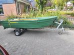 visboot inclusief trailer en benzine en elektrische motor, Watersport en Boten, Ophalen, Tot 10 pk, Zo goed als nieuw, 3 tot 6 meter