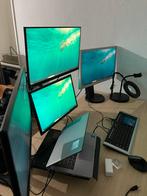 2 Samsung Monitoren + Hercules Statief, Computers en Software, Monitoren, Gaming, In hoogte verstelbaar, Full HD, Ophalen of Verzenden