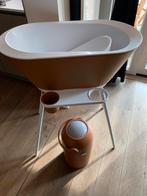 Compleet babybadje met accessoires en bijpassende luier emme, Kinderen en Baby's, Badjes en Verzorging, Zo goed als nieuw, Badje