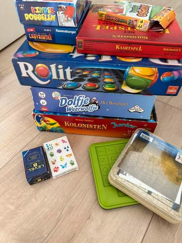 Stapel spelletjes, Katan jr, Katan kaartspel, Rollit en meer beschikbaar voor biedingen