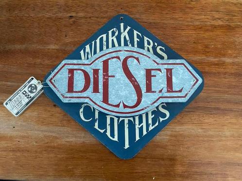 Diesel reclamebord reclame jeans G-star wanddecoratie Levis, Verzamelen, Merken en Reclamevoorwerpen, Zo goed als nieuw, Reclamebord