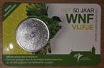 Het 50 jaar WNF Vijfje in Coincard (bieden mag), Postzegels en Munten, Munten | Nederland, Ophalen of Verzenden, Koningin Beatrix