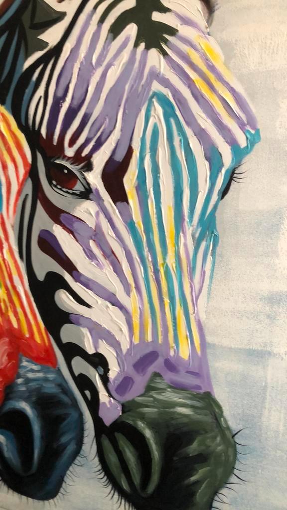 Zeer mooi schilderij van L. Paramount op canvas, Antiek en Kunst, Kunst | Schilderijen | Modern, Ophalen