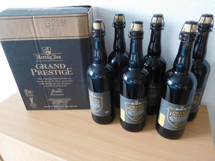 Bier Hertog Jan Grand Prestige 2023 Fles 0,75 L.€8,- per, Verzamelen, Biermerken, Nieuw, Flesje(s), Hertog Jan, Ophalen
