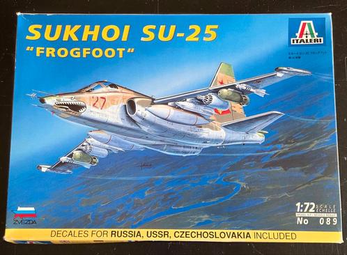 Italeri Sukhoi Su-25 Frogfoot A 1:72, Hobby en Vrije tijd, Modelbouw | Vliegtuigen en Helikopters, Zo goed als nieuw, 1:72 tot 1:144