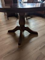 Ronde houten eettafel, Ophalen, Gebruikt, Tijdloos, Vier personen