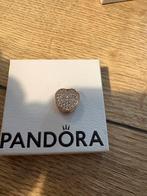 Pandora Rose Reflexions Pavé Hartclip - Zeldzaam!, Pandora, Ophalen of Verzenden, Zo goed als nieuw, 1 bedel