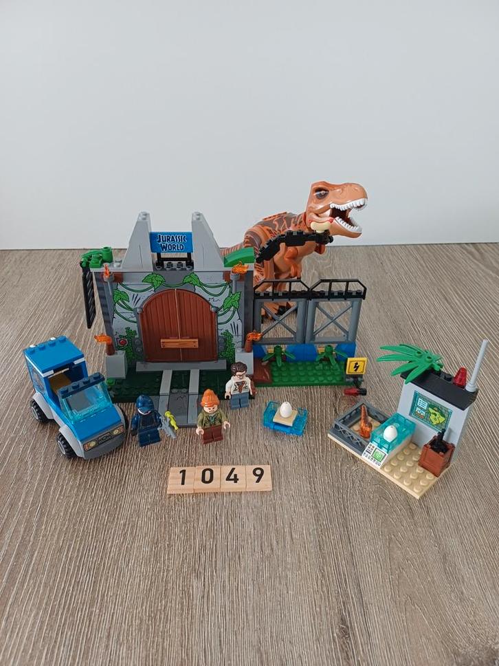 Lego Jurassic World T-Rex Ontsnapping 10758, Kinderen en Baby's, Speelgoed | Duplo en Lego, Gebruikt, Lego, Complete set, Ophalen of Verzenden