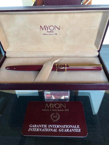 Nieuwe MYON BALPEN Swiss Made met lauwerkrans in Maroon  beschikbaar voor biedingen