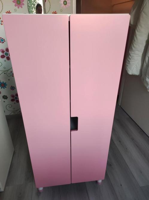Roze Ikea Kast - Kinderkamer, Kinderen en Baby's, Kinderkamer | Commodes en Kasten, Gebruikt, Kast, 105 cm of meer, Minder dan 75 cm