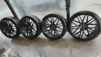 22 inch velgen hoogglans zwart met banden, Ophalen, Velg(en), 285 mm, Nieuw