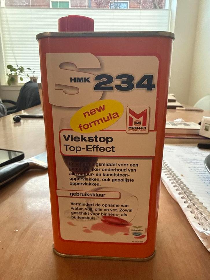 HMK S234 Vlekstop Top-Effect 750ml, Doe-het-zelf en Verbouw, Verf, Beits en Lak, Zo goed als nieuw, Beits, Minder dan 5 liter